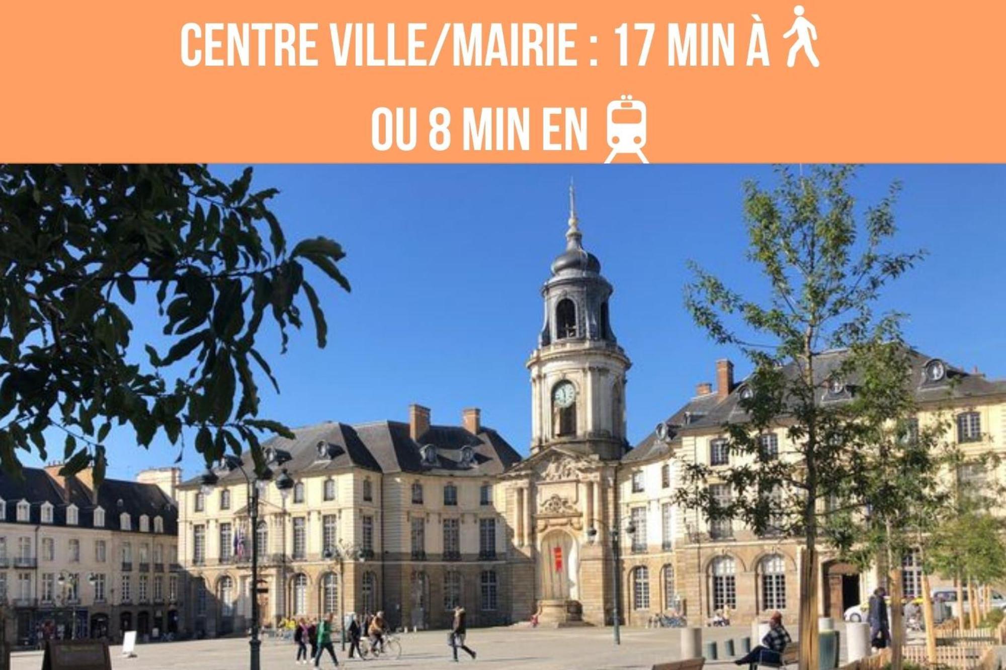 Le Fatsia - Rennes Gare T2 Appartement Buitenkant foto